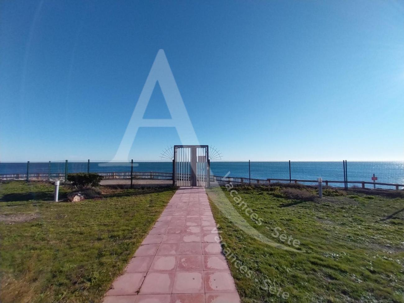 Studio 4 Pers, Pkg, 1Ere Ligne Mer, Piscine, Tennis Sète Kültér fotó